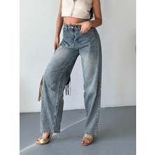 Kadın Baggy Pantolon Tokalı