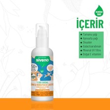 Mena Rise Siveno %100 Doğal ve Organik Tamanu Yağlı Güneş Losyonu Mineral Filtreli Tüm Aile Için 50 Spf 100 ml