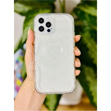 Mena Rise Go Aksesuar Iphone 12 ve 12 Pro ile Uyumlu 3D Kabartma Silikon Kılıf