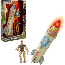 Mena Rise ve Işıklı The Corps Altitude Askeri Oyun Seti - Roket