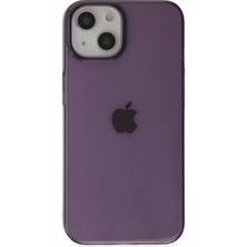 Mena Rise 15 Pro Ile Uyumlu Transparan Silikon Kılıf Tam Koruma Glassdefender Arka Kapak Mor Renk