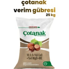 Ordu Mega Tarım Ekofarm Akıllı Çotanak 18.5.5+6 Cao+4 Mgo+15 Hf+Me Verim Gübresi 25 kg Mega Tarım