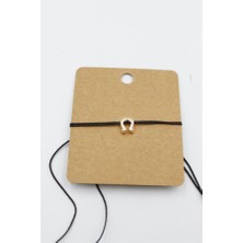 Royaleks Nal Ip Bileklik - Siyah