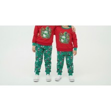 BeU Kids Yılbaşı Temalı Unisex Çocuk Eşofman Takımı