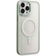 Evolvera Iphone 15 Pro Kılıf Room Magneticsafe Silikon - Su Yeşili