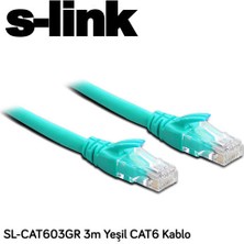 Khi-Zai S-Lınk SL-CAT603GR Cat6 Utp ( 3 Metre ) Yeşil Patch Kablo