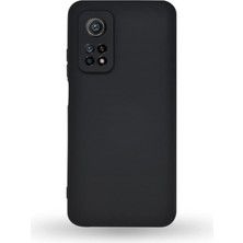 Mena Rise Kzy Iletişim Mi 10T ile Uyumlu Kapak Kamera Korumalı Içi Kadife Lansman Silikon Kılıf - Siyah