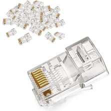 Mena Rise CAT5E Internet Kablo Kablosu Ucu Konnektör Ethernet Connector Jak 4220