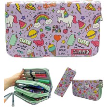 Mena Rise Kutusu - Organizer Vegan Deri Üç Bölmeli - Yeşil