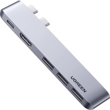 Mena Rise Için Type-C USB HDMI Thunderbolt 3.0 Dönüştürücü Hub