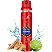 Mena Rise Old Spice Captain Erkek Sprey Vücut Deodorantı 250 ml Xl Büyük Boy
