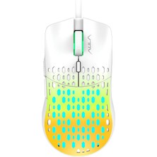 Mena Rise Aula S11 Pro 3600DPI Rgb Optik Gaming Mouse Sarı