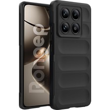 Mena Rise 14T Pro 5g Için Kalın Yapılı Rugged Tpu Silikon Kılıf Kamera Yükseltili Içi Süet Dokulu Kenarları Darbe Emici ve Kayma Önleyici Özellikli Tam Kaplayan Kılıf