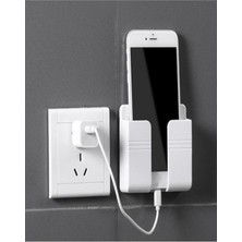 Mena Rise Telefon ve Kumanda Standı Plastik Duvar Üstü Sabitleyici