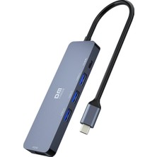 Mena Rise Dm CHB058 Type-C To 4K HDMI 3*usb 3.0 Pd Hub Dönüştürücü