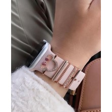 Kılıf House Apple Watch Uyumlu Minnie Charm Aksesuar