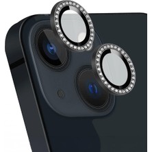 Kılıf House Iphone Uyumlu Parlak Taşlı Kamera Lens Koruyucu