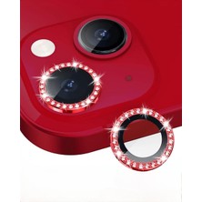 Kılıf House Iphone Uyumlu Parlak Taşlı Kamera Lens Koruyucu