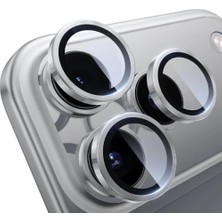 Kılıf House Iphone Uyumlu Temper Camlı Alüminyum Kamera Lens Koruyucu