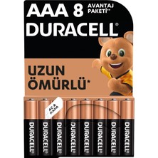 Mena Rise Aaa Alkalim Ince Pil (8’li Paket) 1,5 V LR03/MN2400
