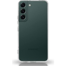 Mena Rise Kzy Iletişim Galaxy S22 Tıpalı Kamera Korumalı Şeffaf Premier Kılıf