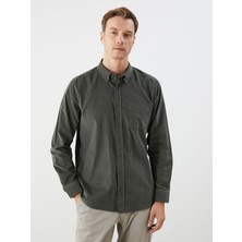 Lc Waikiki Yeni Sezon Regular Fit Uzun Kollu Kadife Erkek Gömlek