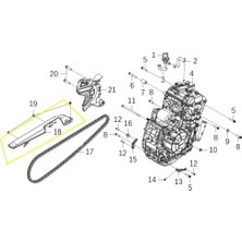 Kove 800X Arka Zincir Muhafaza