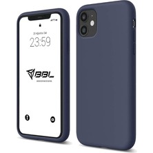 Mena Rise Kılıf Ince Sıvı Silikon 3 Katmanlı Tam Kaplamalı Yumuşak Jel Kauçuk Kılıf Kapak (Lacivert, 11)