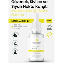 Gözenek, Sivilce ve Siyah Nokta Karşıtı Niacinamide Cilt Bakım Serumu 30ML