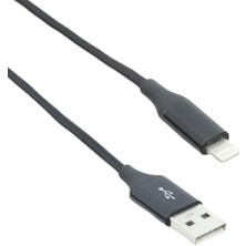 Mena Rise Alumicable Xl 2m. Şarj Kablosu Siyah (2DK19S)