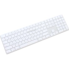 Mena Rise Keyboard-2 A1843 With Numeric Klavye Koruyucu Us To Türkçe ile Uyumlu Şeffaf