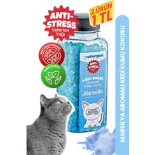 Kedi Kumu Koku Giderici %100 Doğal Aromalı Marsilya Sabunu-Valerian Yağı Esanslı Anti Stress 300GR