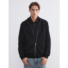 Lc Waikiki Yeni Sezon Standart Kalıp Polo Yaka Erkek Fermuarlı Sweatshirt