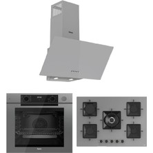 Ferre Fryart-Steam Serisi (QEP64CPR SS038 D088) Ankastre Set