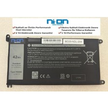 Nion Dell Uyumlu Vostro 5481 Notebook Batarya - Pil