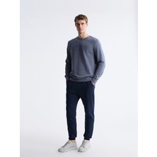 Lc Waikiki Yeni Sezon Bisiklet Yaka Baskılı Erkek Sweatshirt