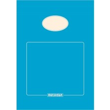 Mena Rise A5 Karton Kapaklı Bloknot, Akdeniz Serisi, 80 Yaprak, Düz, Turkuaz