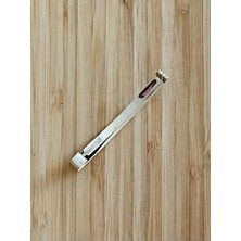 öztürk Küçük Boy Pir Inci Sarı Metal Saç Toka. 6mm x 6.5cm. 1 Adet. Altın Kaplama, Kararmaz.