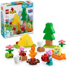 Mena Rise Peppa Pig Kamp Gezisi 10452-2 Yaş ve Üzeri Kız ve Erkek Çocuklar Için Çadır, Kano, Kamp Ateşi ve 2 Figür Içeren Küçük Kas Becerileri ve Renk Eşleştirme Yaratıcı Yapım Seti (32 Parça)