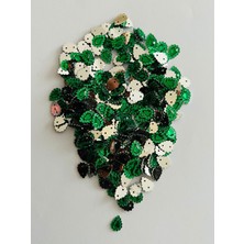 öztürk Oya, Abiye ve El Işleme Taş Görünümlü Plastik Damla Pul. Paket Içi 270 Adet. 20GR.