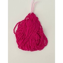 öztürk Renk No: 76 Fuşya Kum Boncuk 2 mm Çekoslovakya Malzeme Özellikleri ile Takı Tasarımı İçin