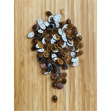 öztürk Oya, Havlu, Çeyizlik, Abiye Taş Görünümlü Kayık Plastik Pul. 25GR. Tahmini 265 Ad. Ebat: 8X12MM.