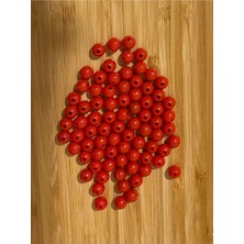 öztürk Kiraz Plastik Boncuk 8 Mm. 20GR. Tahmini 75- 80 Ad. Civarı. Kırmızı.