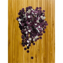 öztürk Oya, Havlu, Çeyizlik, Abiye Giyim Taş Görünümlü Plastik Pul. 1cm. 25GR. Tahmini 275-295 Adet Arası.