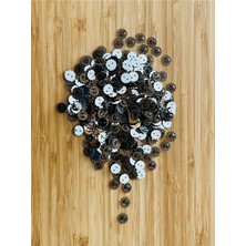 öztürk Oya, Havlu, Çeyizlik, Abiye Giyim Taş Görünümlü Plastik Pul. 1cm. 25GR. Tahmini 275-295 Adet Arası.