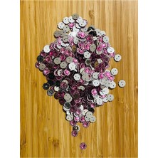 öztürk Oya, Havlu, Çeyizlik, Abiye Giyim Taş Görünümlü Plastik Pul. 1cm. 25GR. Tahmini 275-295 Adet Arası.