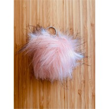 öztürk Ponpon Anahtarlık Yarı Çapı: 8 cm 1 Adet. Renk: Yavru Ağzı