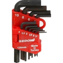 Venüs Shopping Edoni 120 mm 10 Parça Alyan Seti Siyah