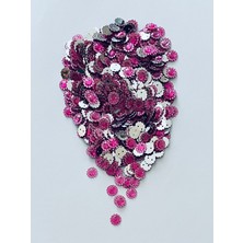 öztürk Oya, Havlu, Çeyizlik, Abiye Giyim Taş Görünümlü Plastik Pul. 1cm. 25GR. Tahmini 275-295 Adet Arası.