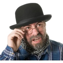 Shopwave Siyah Renk Yetişkin Boy Retro Bowler Derby Şapkası 58 cm